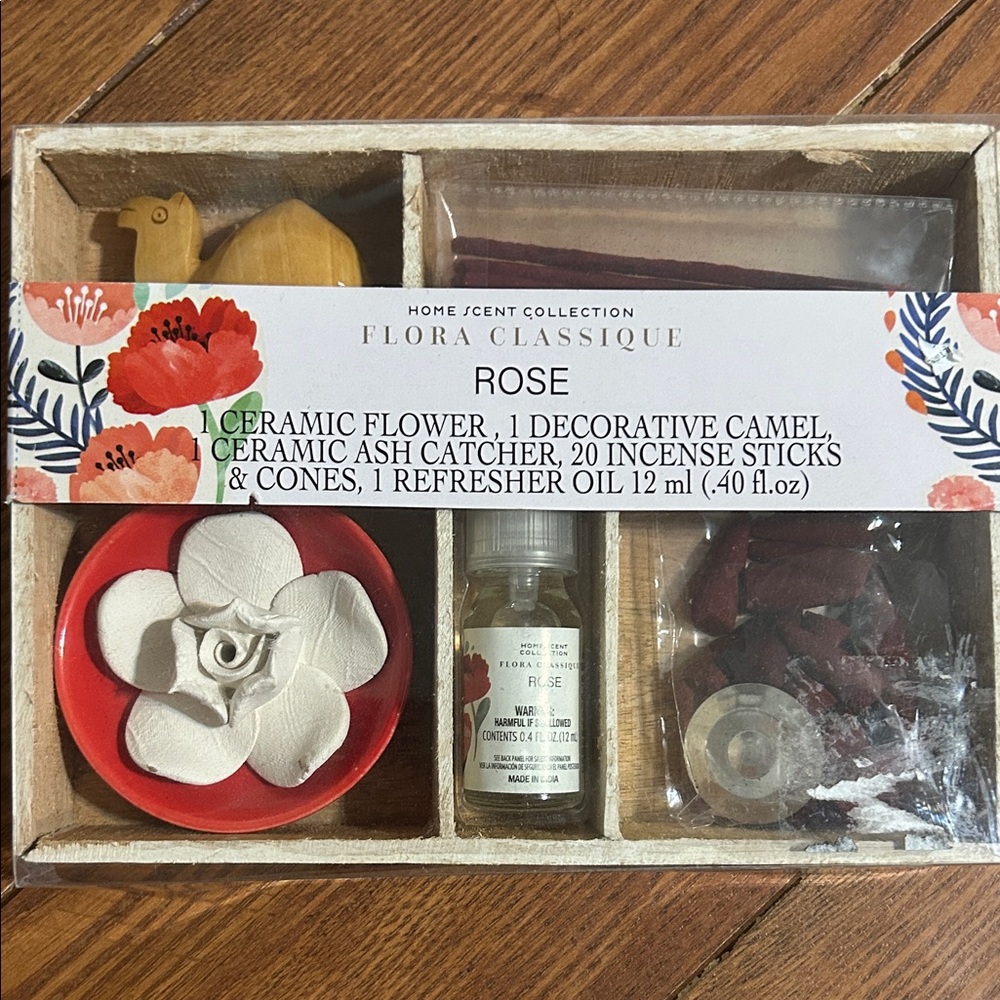 Flora Classique Rose Incense Set